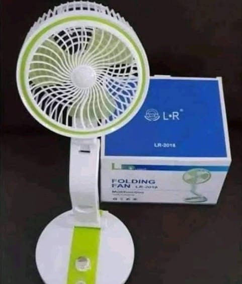 Led light folding fan (lr)